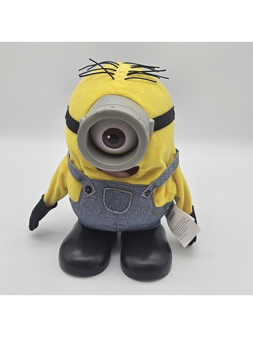 Despicable Me Minions Movie 9" Tumblin Stuart Thinkway Electronic Toy Talks &...